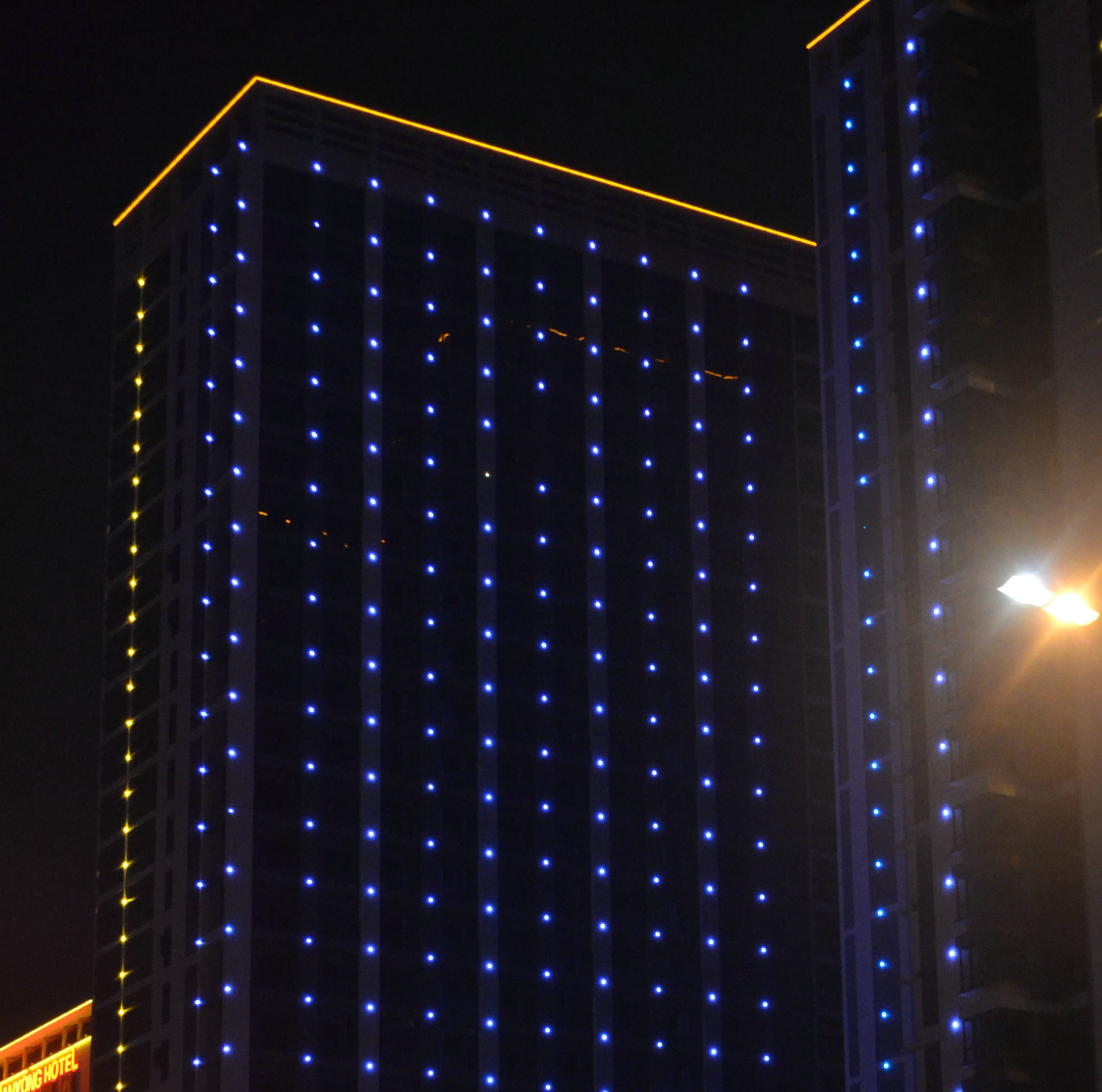 厂家直销50mm全彩贴片户外防水点光源5