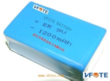 VFOTE武汉孚特伟业专业供电子血压计用ER9V高性能一次性锂亚电池