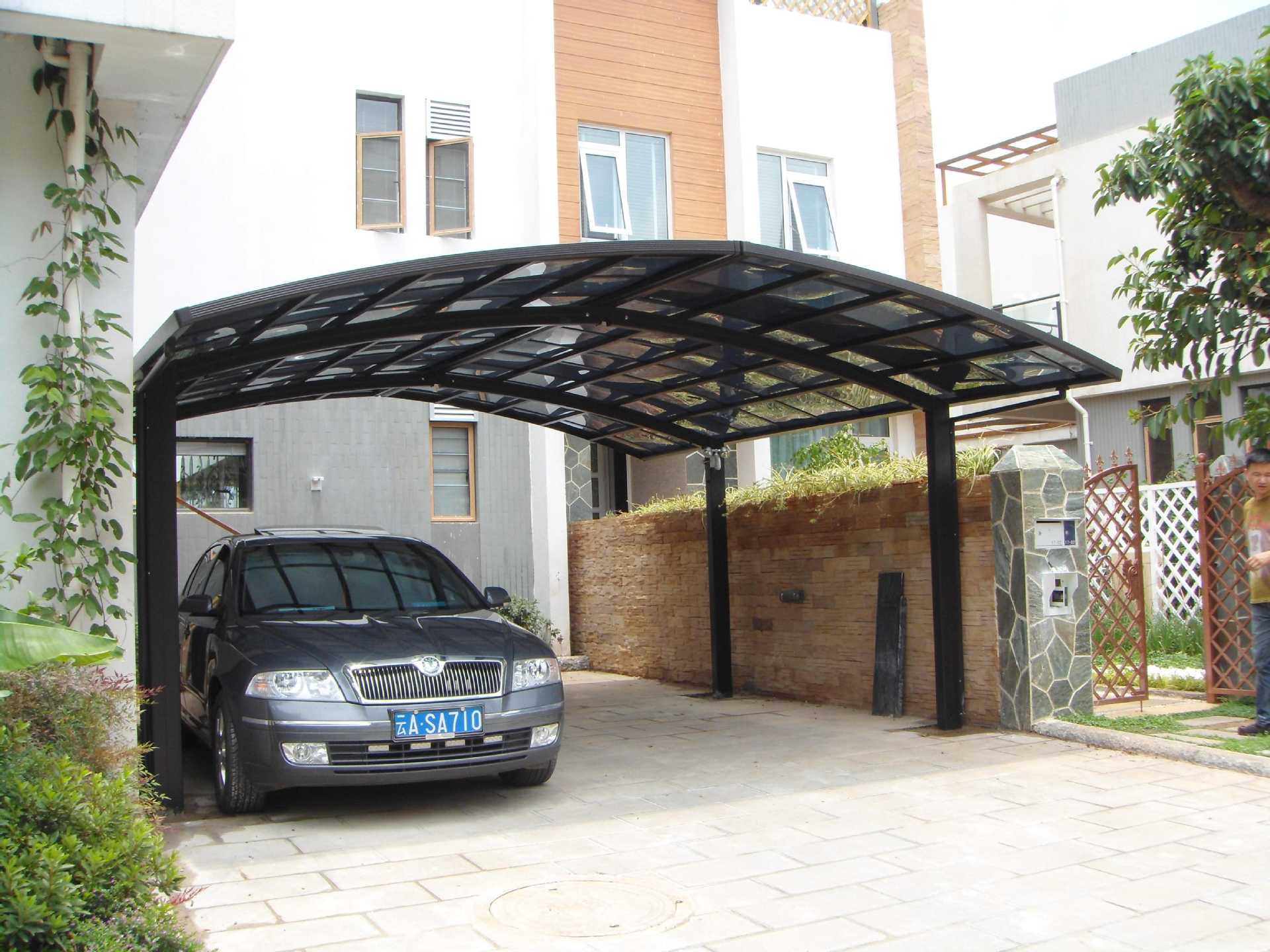 铝合金车棚安装注意事项