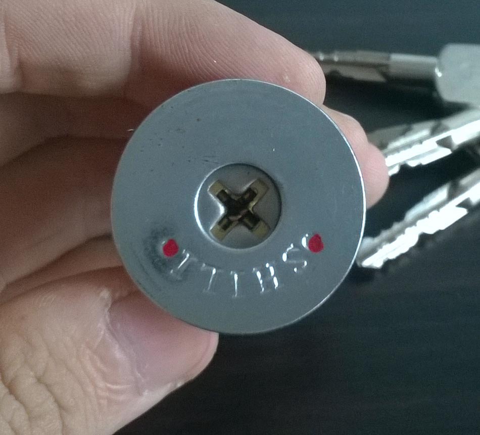 实力防盗门防钻锁芯十字锁芯外装门锁防钻锁芯