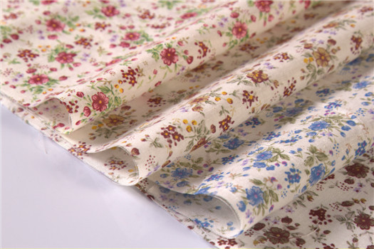 全棉印花布 睡衣玩具鞋子等面料 衣服里布 舒适透气田园风-阿里巴巴