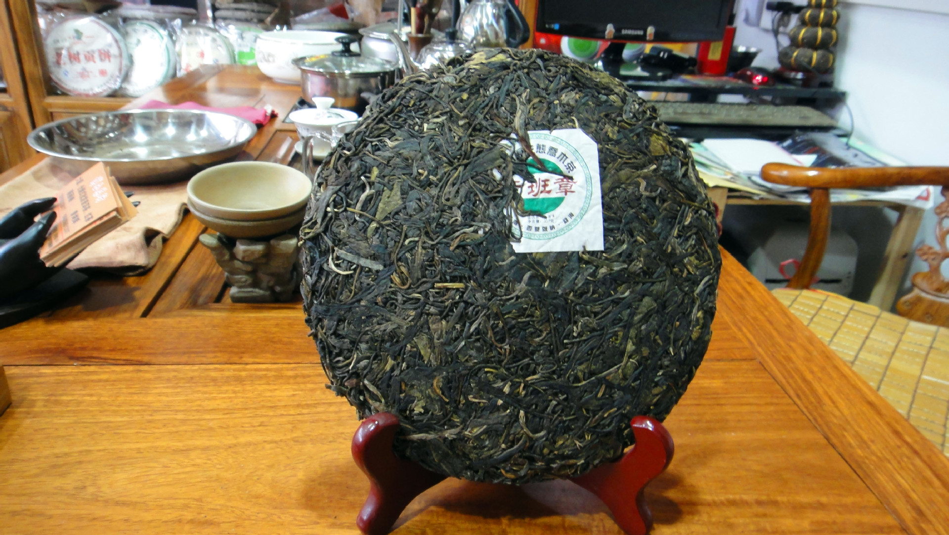 老班章(生)老班章乔木大树茶 普洱茶纯料 生茶饼 357g