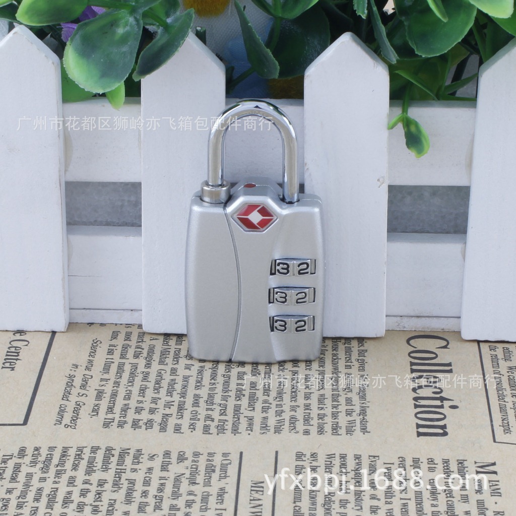 厂家直销hg-021a箱包密码锁 海关挂锁 tsa挂锁 tsa密码锁