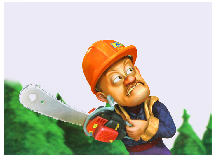 美高乐熊出没玩具套装光头强电锯发声玩具厂家直销一件起批 mg120