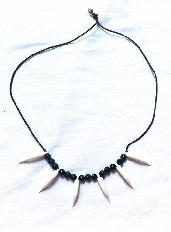 批发cos万圣节服装印第安人项链 野人项链土著人项链 野人项链