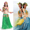 Halloween Costume Dance Dance Hula Hula Skirt Suit Hawaii fashion show multicolor