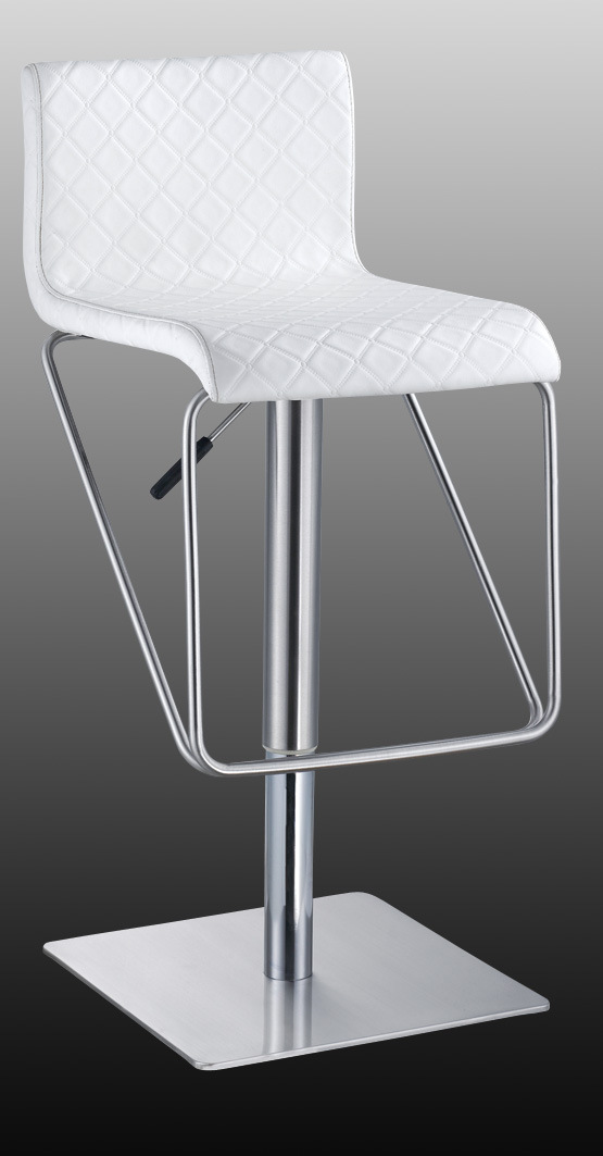 创意时尚简约拉丝不锈钢酒吧椅休闲椅高脚椅ktv升降吧台椅