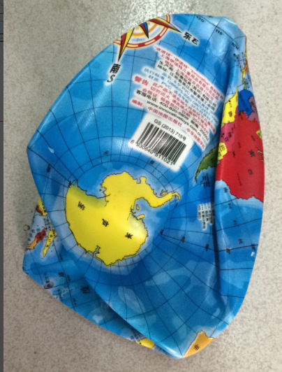 小额300元起混批发充气玩具正品伊诺特加厚8.5寸地球玩具球地图球