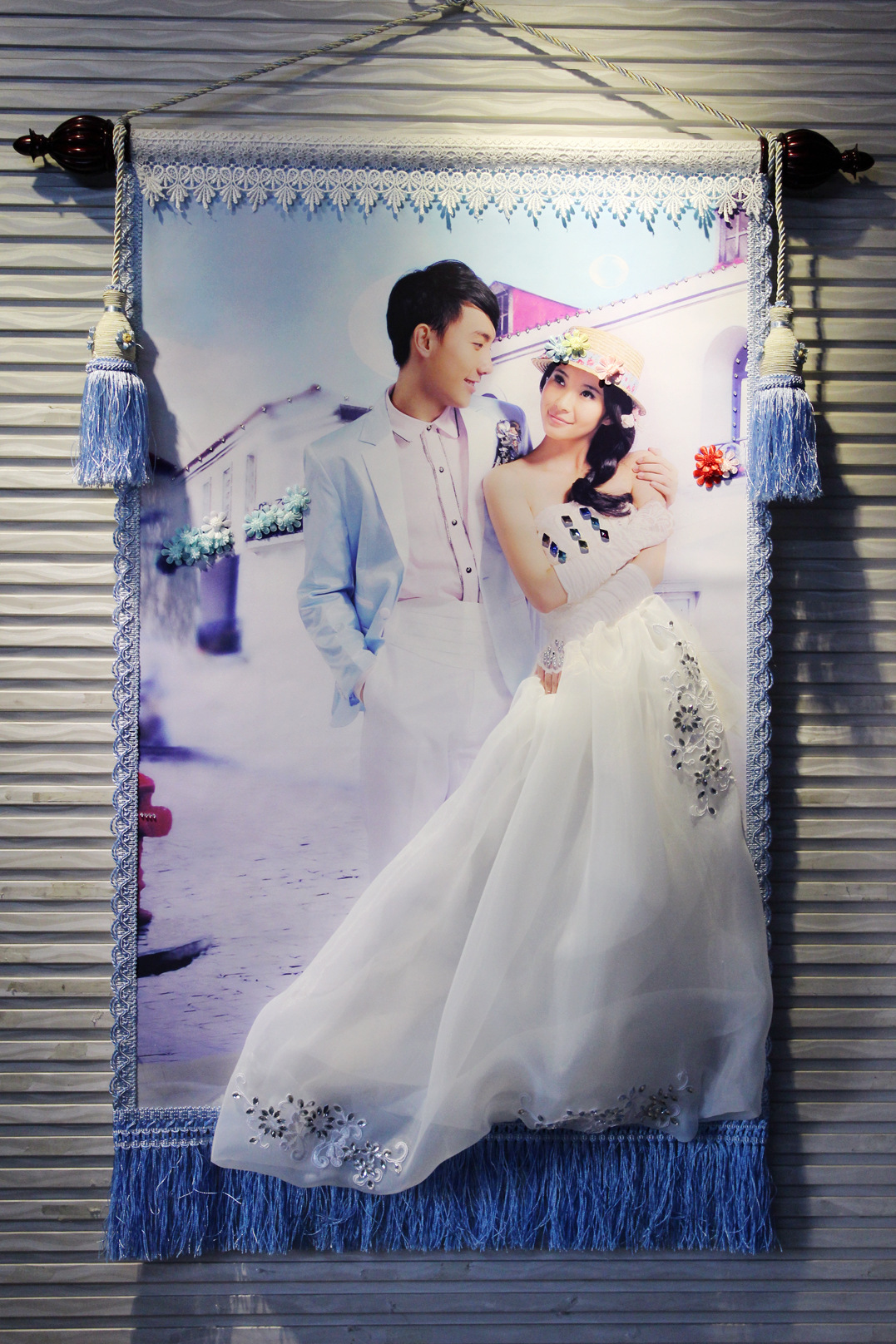 批发立体画艺diy手工挂毯 婚纱影楼相框