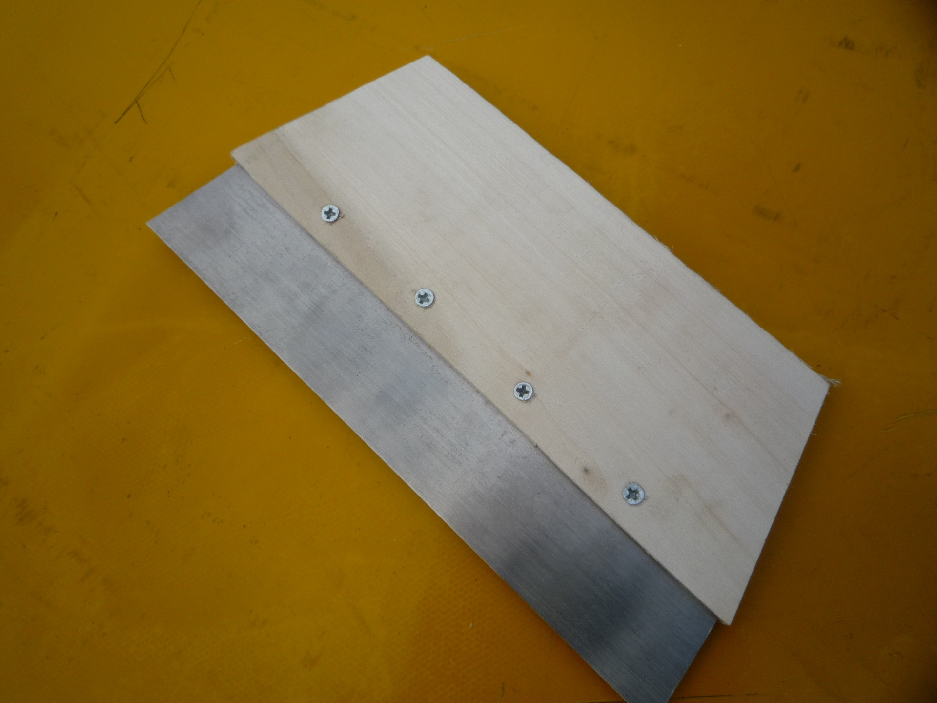 小号双层不锈钢刮板 腻子仿瓷涂料刮刀 油灰刀清洁刀