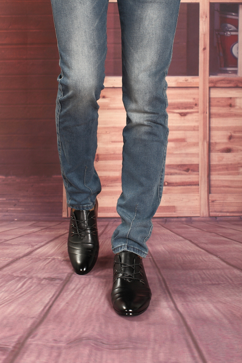 温州皮鞋男时尚潮流尖头男鞋新款批发系带商务正装男士皮鞋8817