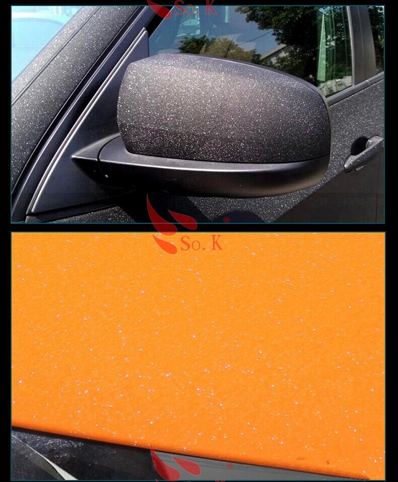 厂家直销珠光汽车改色贴膜亮光车身改色膜磨砂带闪点车身贴膜批发