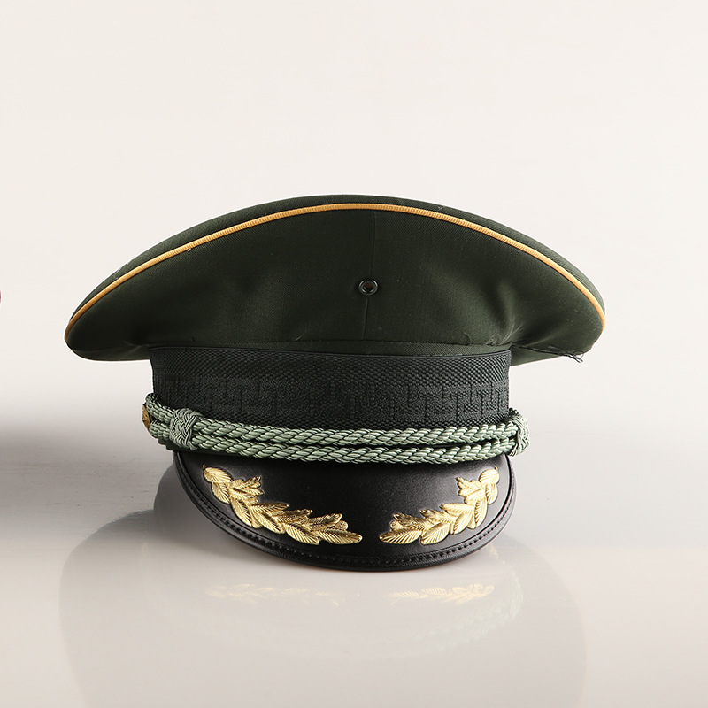 现货正品武陆干部大檐帽 j官常服帽 大盖帽 平顶帽厂家批发