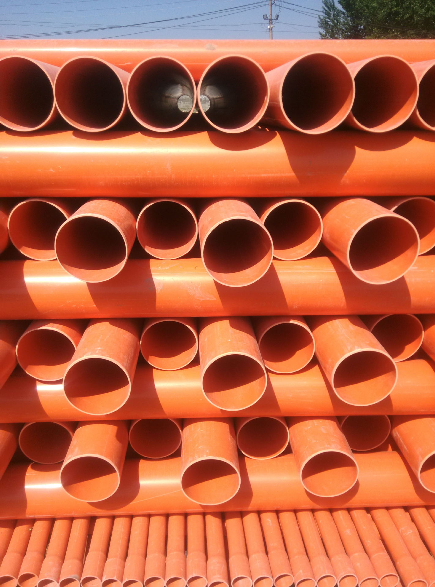 供应pvc-c电力管 高压电缆护套管工程 pvc管厂家