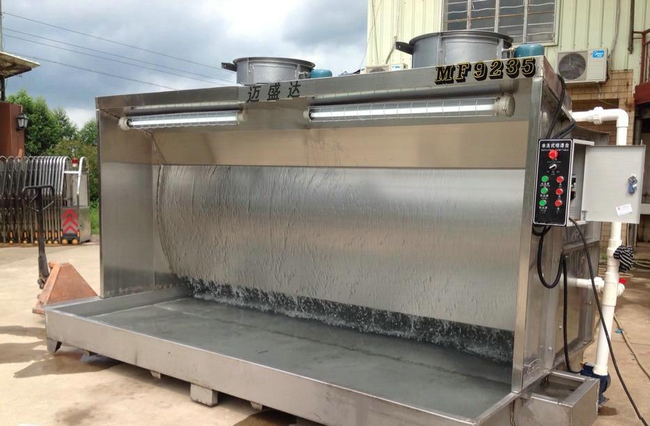 喷油水帘柜_东莞水帘柜厂家批发水帘柜喷漆台 喷油水帘柜 南海 江门 -