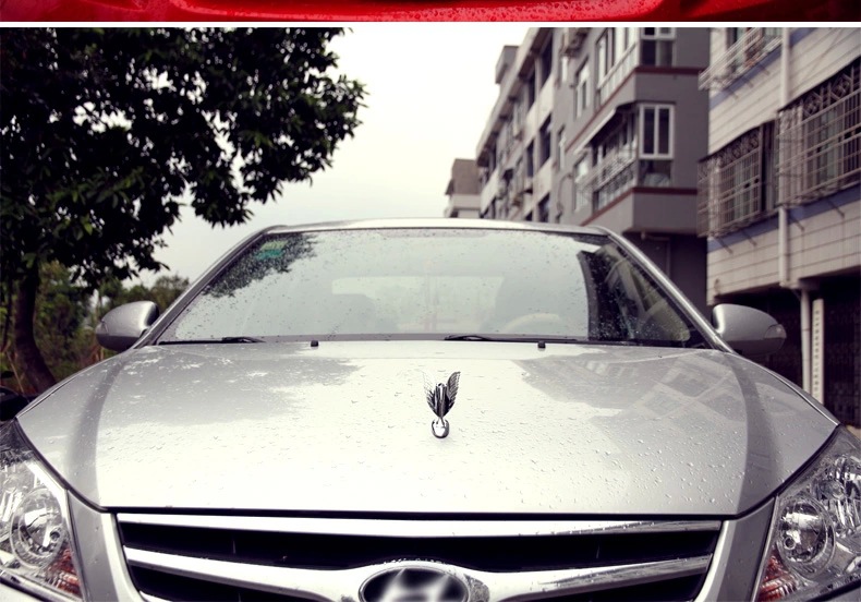 车头改装专用车标通用飞鹰立标个性金属标志汽车装饰用品批发