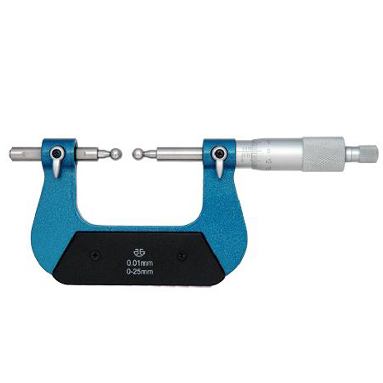 【现货批发】青海青量直销球头千分尺 齿轮千分尺0-25mm