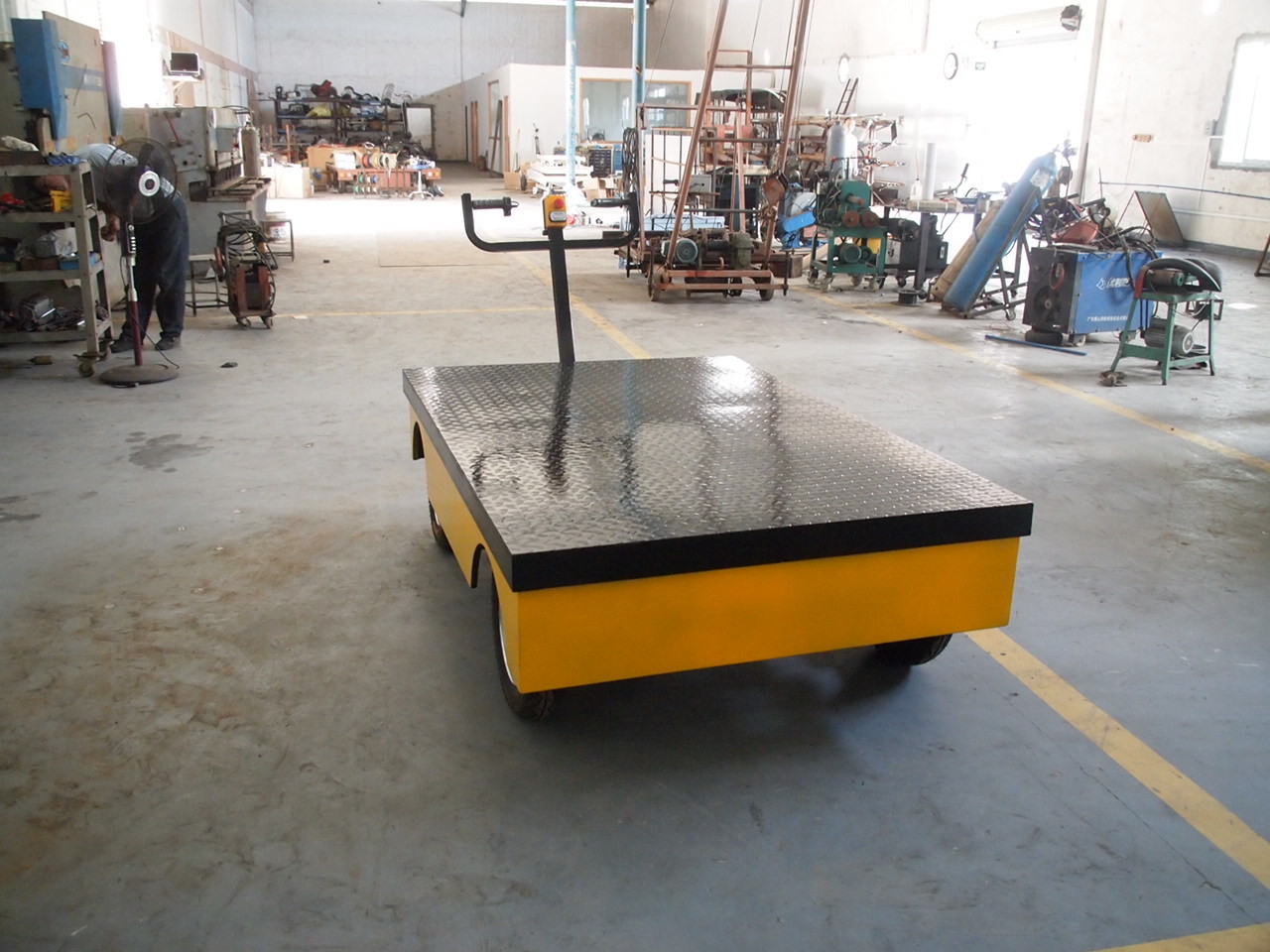 电动搬运车 手推电动搬运车 电磁刹平板搬运车