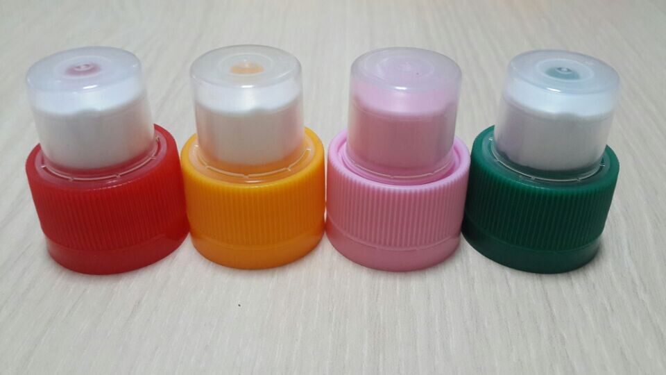 批发定制28口双防盗运动盖无防盗运动盖 儿童饮料盖吸嘴盖运动盖