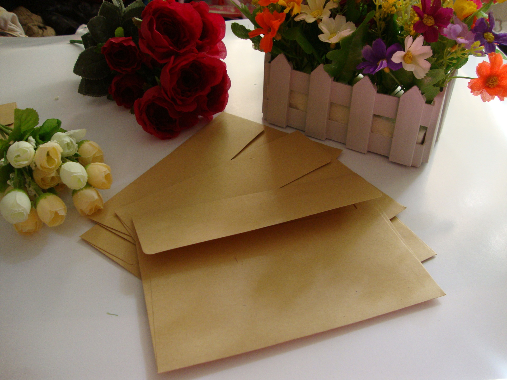 5*17.5cm 进口牛皮纸信封批发 定制任意尺寸