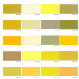 劳尔色卡 ral1004 golden yellow 金黄色
