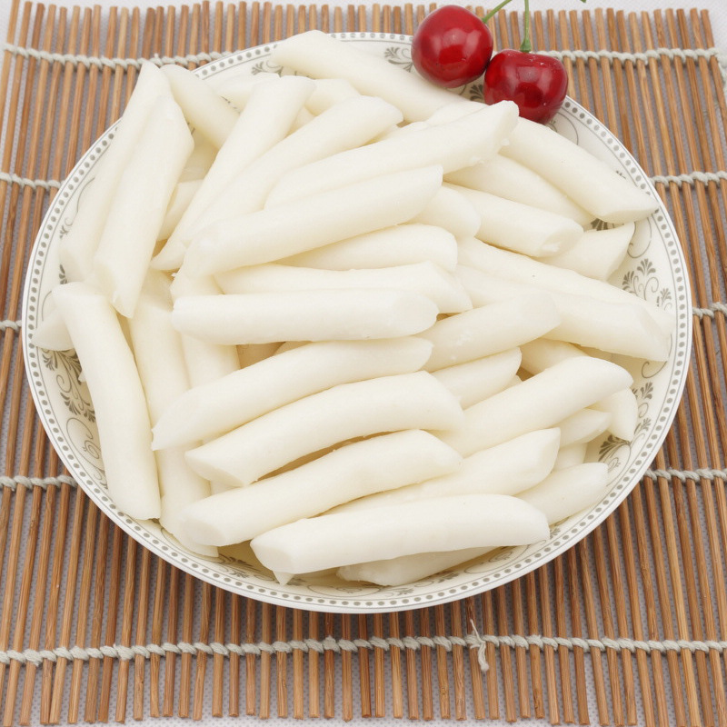 韩国年糕条一康年糕块韩式手指袋装商用速食辣炒油炸火锅厂家直销