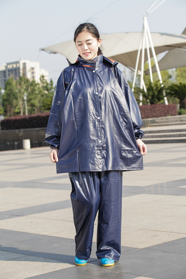 分体雨衣雨裤套装复合膜户外摩托车骑行防雨服成人劳保雨衣批发