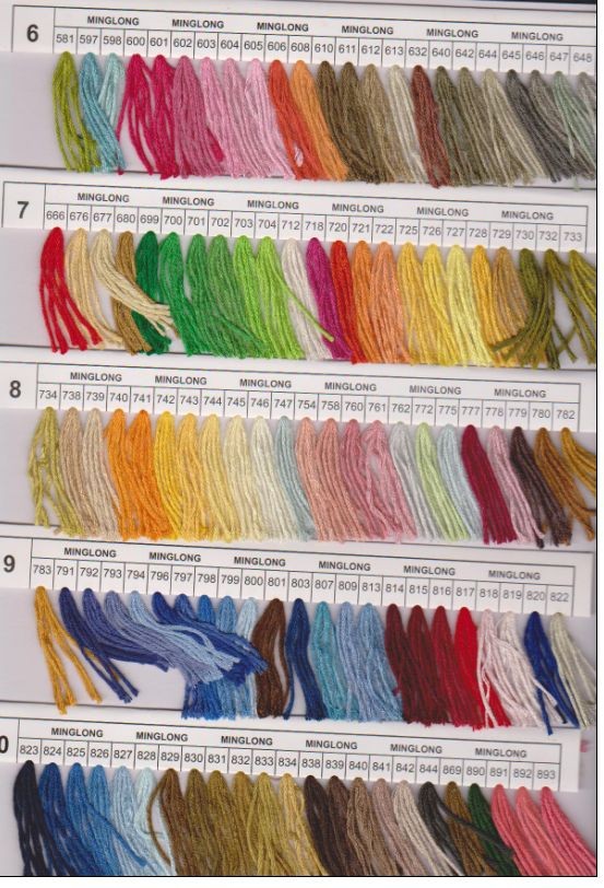 供应黑色dmc310高级环保十字绣线 全棉绣花线 8米一支可定制