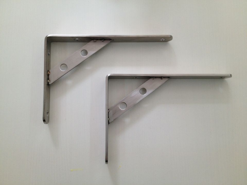 创勇不锈钢支架支撑架 金属固定三角九比架 微波炉直角支架