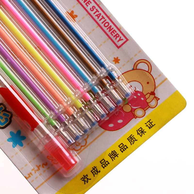 韩国diy相册配件 亮光 八色水粉笔