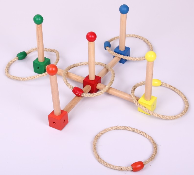 蒙氏教具 感官系列 手眼协调掷圈