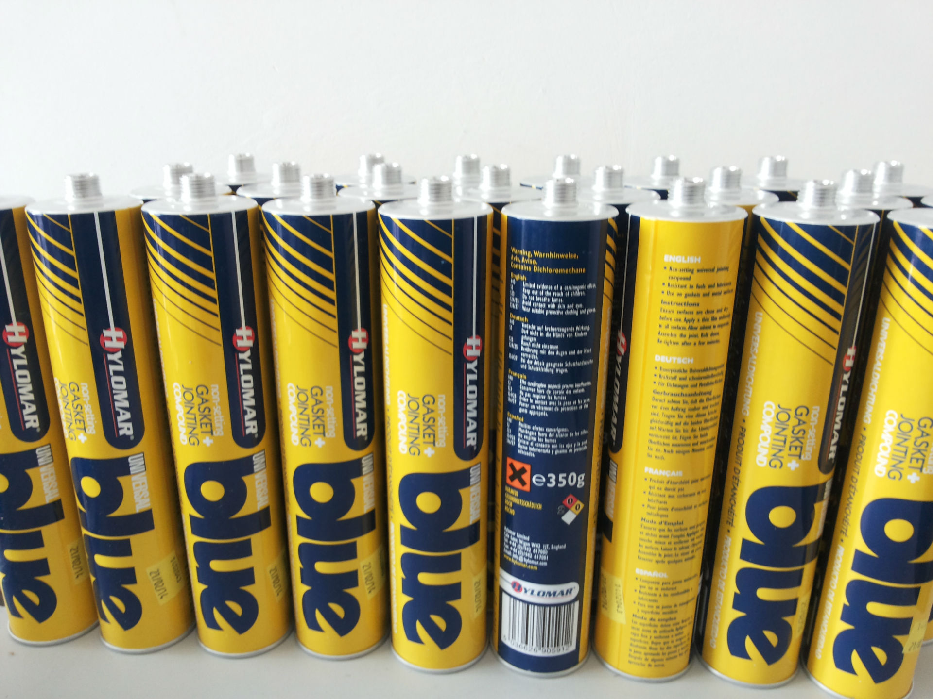 hylomar universal blue 350克 硬质铝管装 非固化密封剂