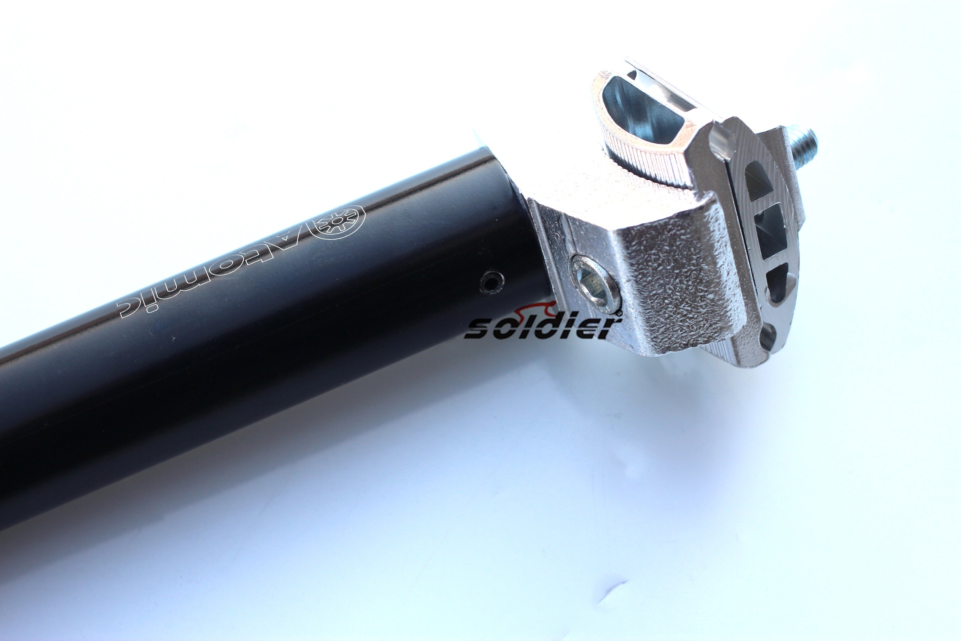 自行车座管配件通用鞍管铝合金坐管座杆31.8//s60-45普通夹头鞍管