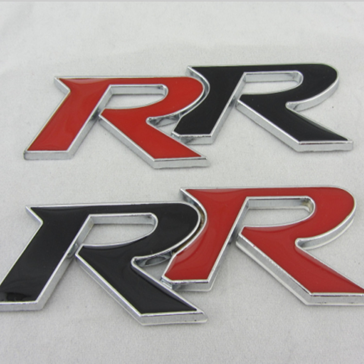 适用于本田无限双rr金属改装车标侧标尾标3d立体金属车标贴标