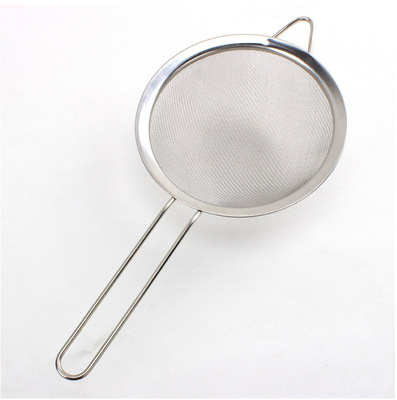 不锈钢漏网筛 过滤勺油渣捞 阻油隔漏勺 烘培器具 厨房用具16cm