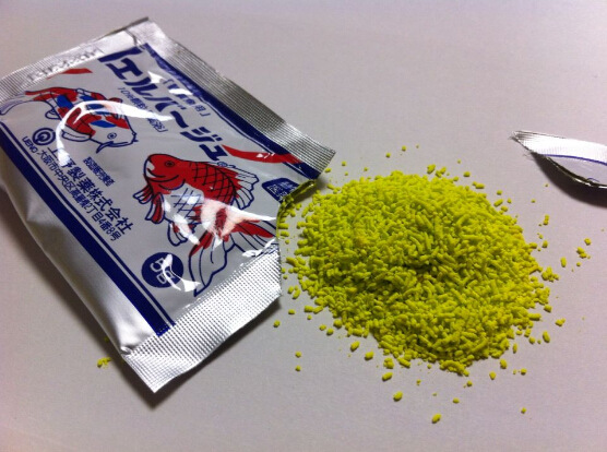 日本上野黄粉新款粉观赏鱼药品黄粉5g装快速治烂特效