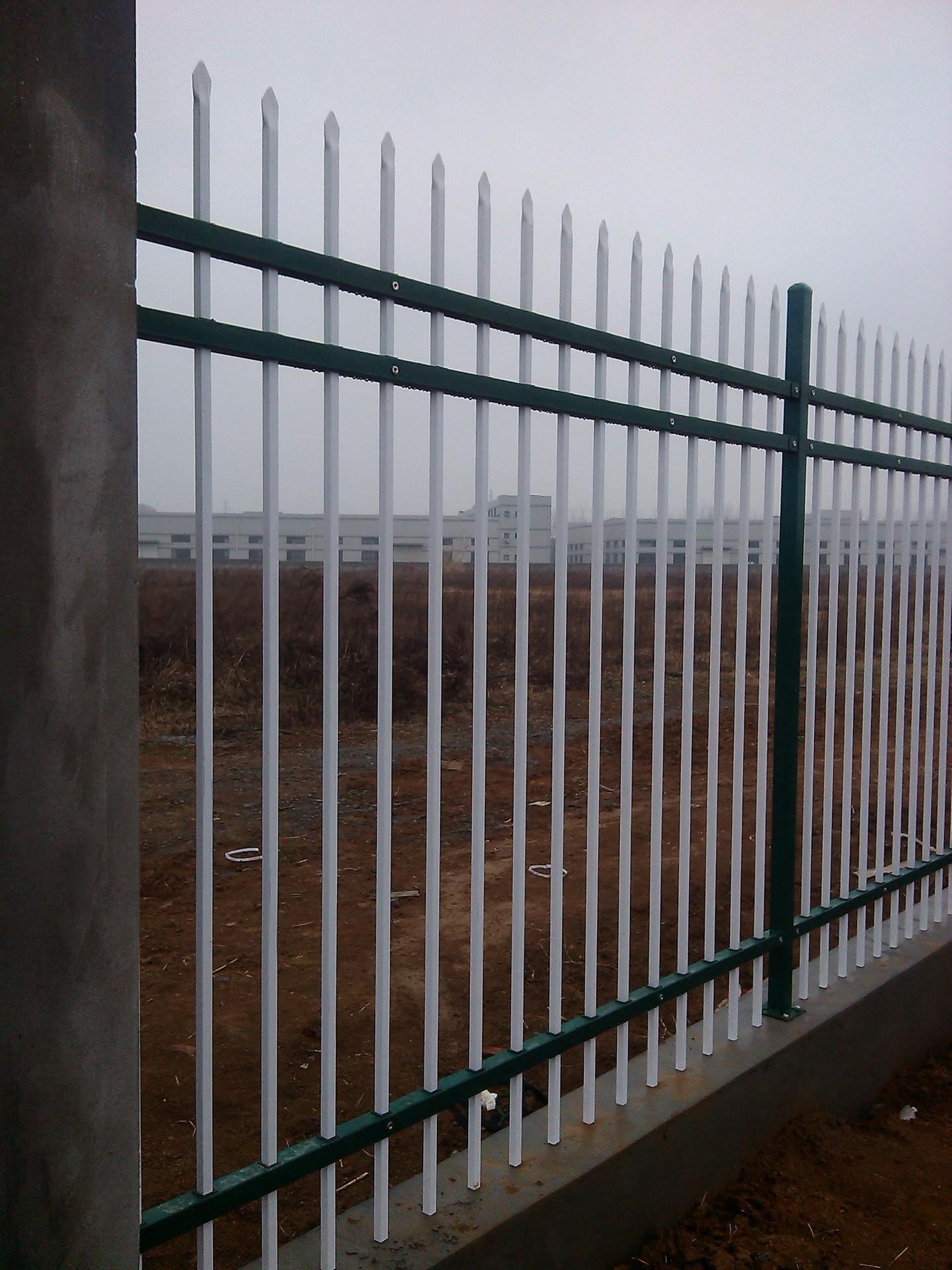 滁州护栏 烤漆喷涂围栏 工地围挡 院墙栏杆