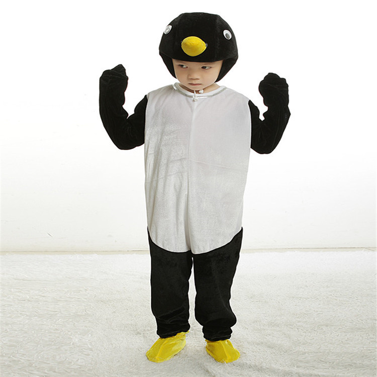 企鹅表演服 儿童舞蹈服 角色表演服 游戏服 企鹅动物服装