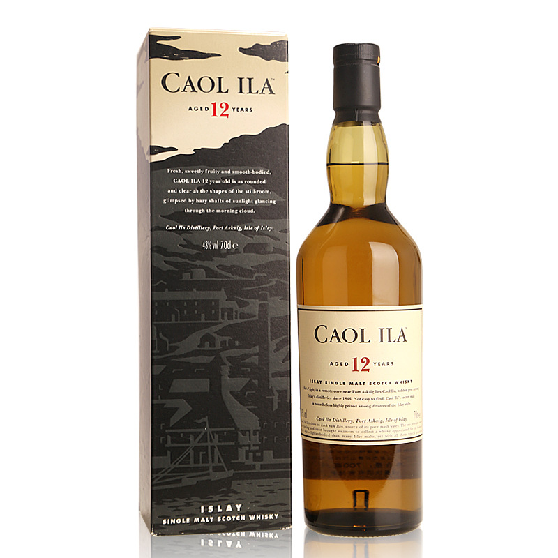 玛法斯英国进口洋酒卡尔里拉12年单一麦芽苏格兰威士忌酒700ml