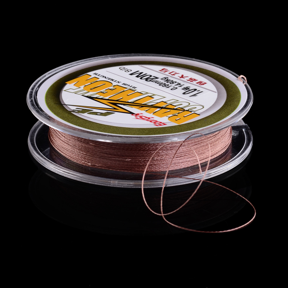 品牌:eoongsng 名称:包芯大力马20mpe鱼线 颜色:棕色 线号:0.