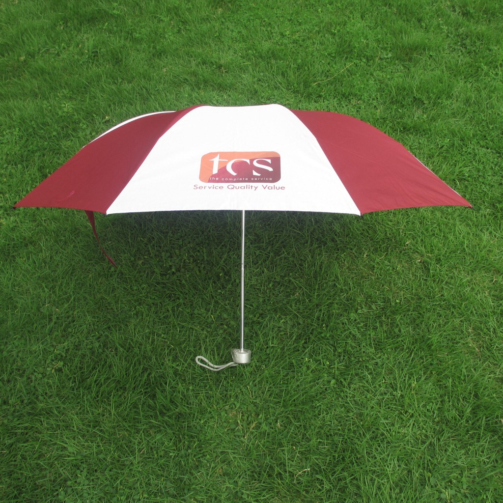 创意折叠礼品伞纯色订制满版logo图案新款超轻铝合金三折广告伞