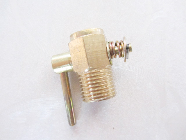 单缸柴油机农机配件批发 纯铜 s195放水开关【小】