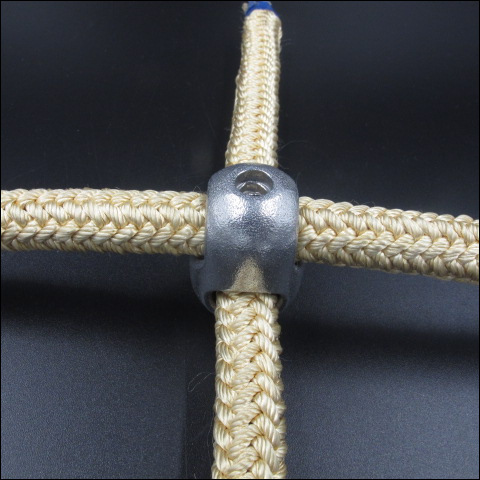 攀爬绳十字扣 十字扣 连接扣 攀爬绳配件 绳扣