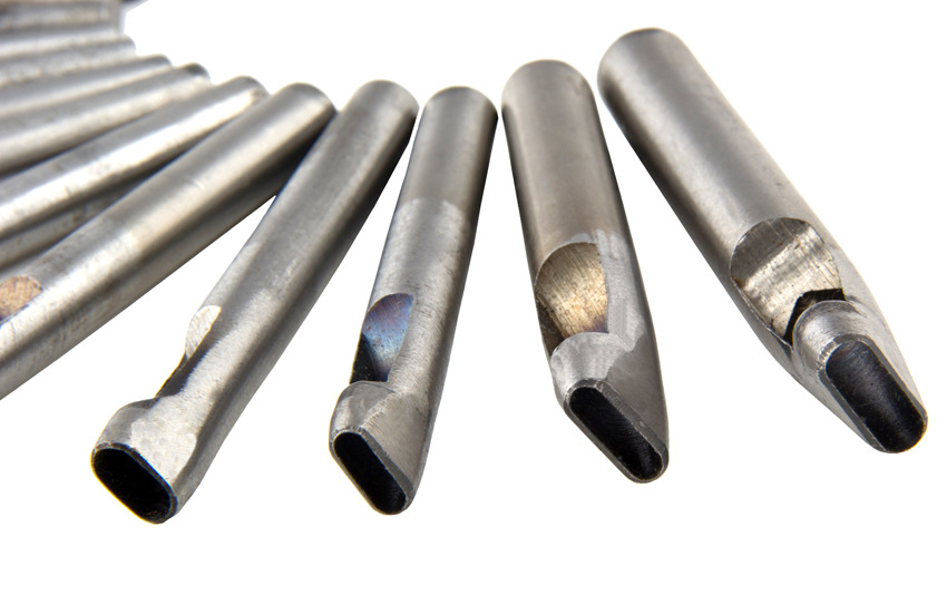 同庆厂家批发8*3扁冲椭圆冲皮带打孔皮带冲打孔针腰带打孔器批发