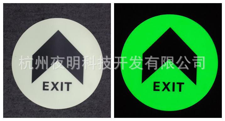PVC夜光圆形地贴