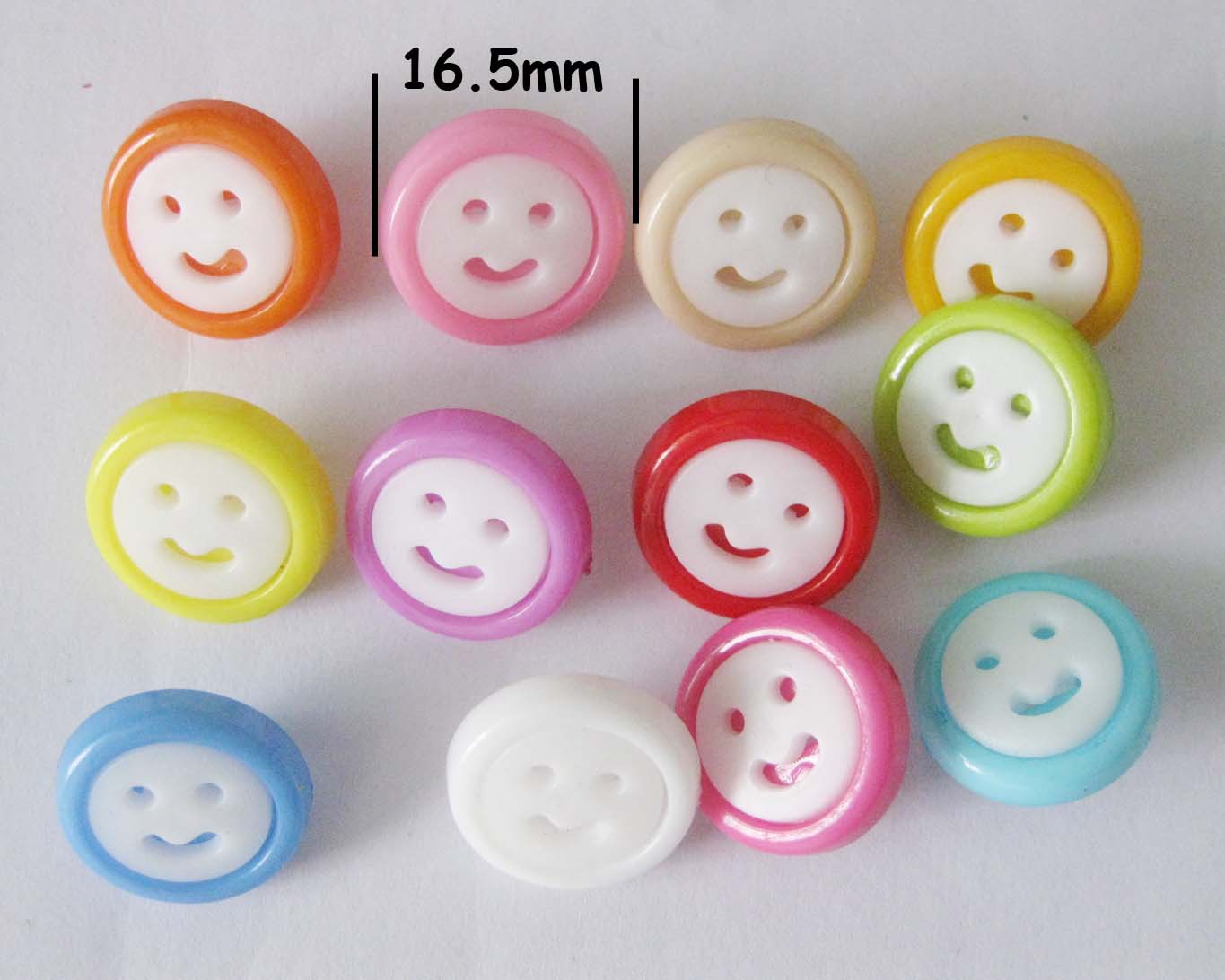 厂家批发专卖纽扣 双拼笑脸纽扣儿童服饰卡通纽扣毛衣扣diy工艺扣