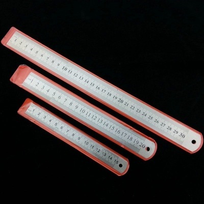 不锈钢直尺 钢尺 20 cm 30cm 50cm 金属直尺 厂价