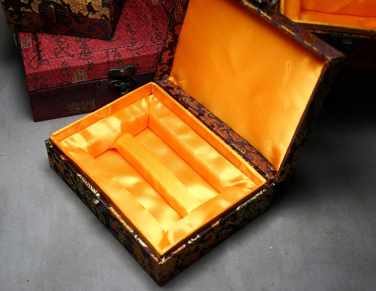 手工印章锦盒礼品盒把件盒子印石盒批发寿山石印章盒子礼品包装盒