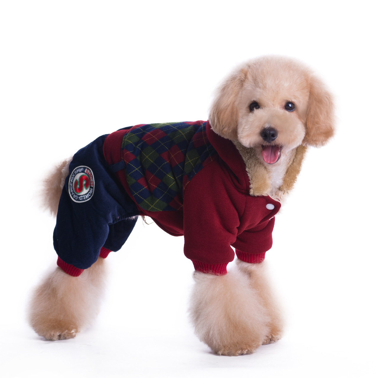 泰迪服泰迪潮服狗衣服冬装四腿加厚狗狗衣服