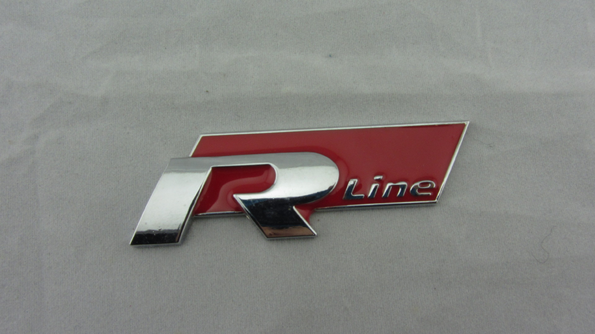 适用rline款改装金属贴标 r-line金属标志贴标